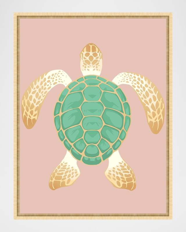"Sea Creature" Framed Giclee by Sena Zander, 31.5" x 41.5"